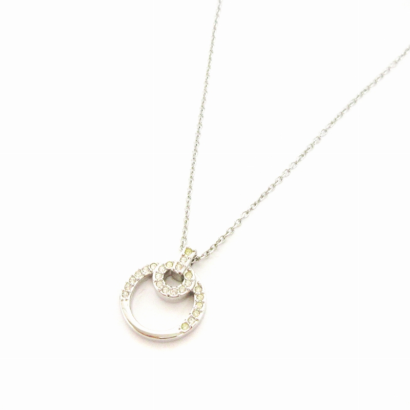 スワロフスキー SWAROVSKI ネックレス ペンダント ダブル