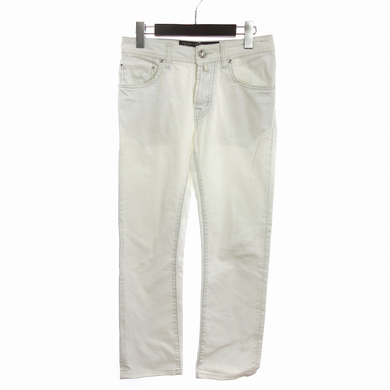 ヤコブコーエン JACOB COHEN パンツ ロング ボタンフライ コットン  