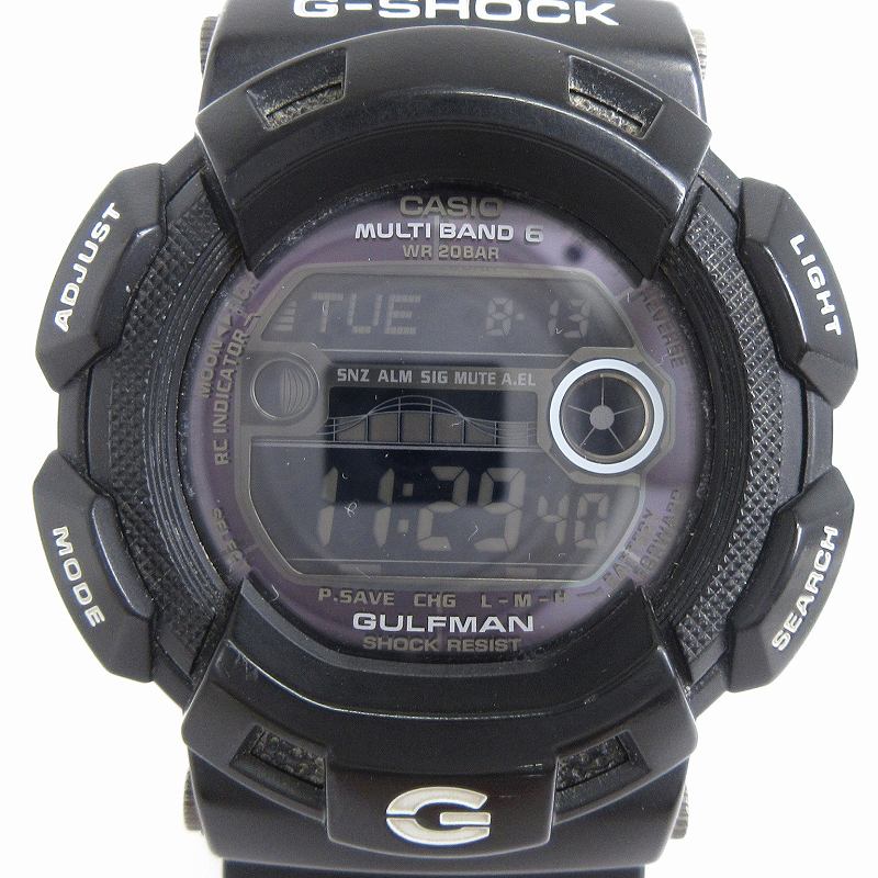CASIO G-SHOCK ガルフマンデジタル腕時計 ブラック CASIO G-SHOCK ガルフマンデジタル腕時計 ブラック