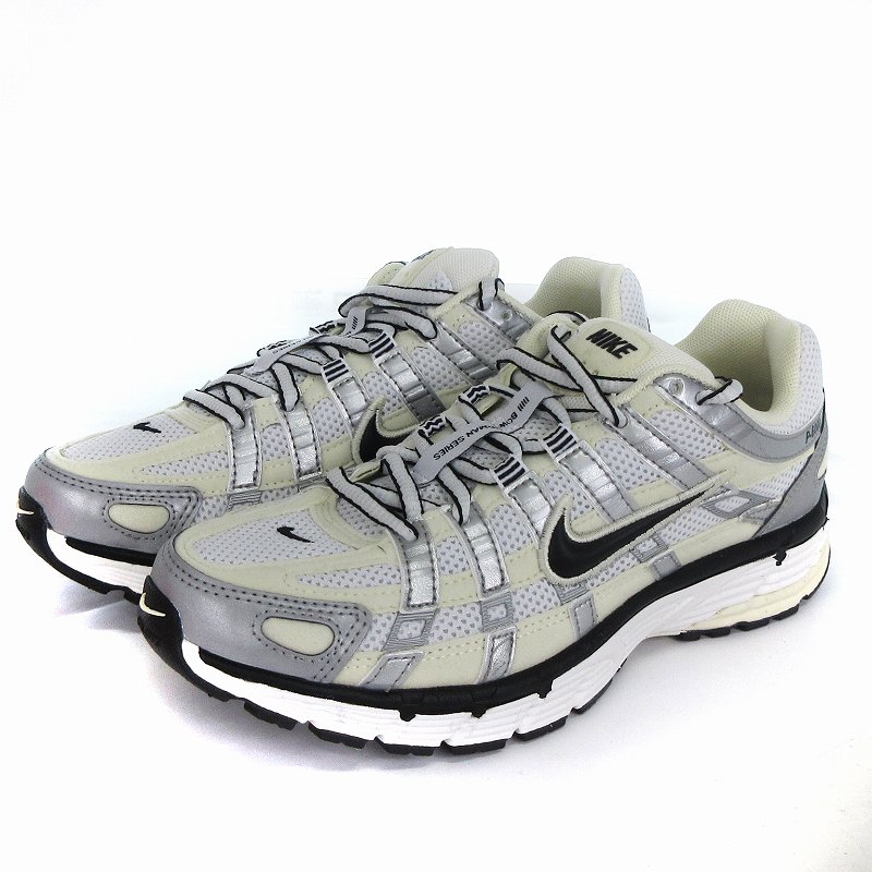 未使用品 ナイキ NIKE WMNS P-6000 スニーカー ローカット メッシュ 