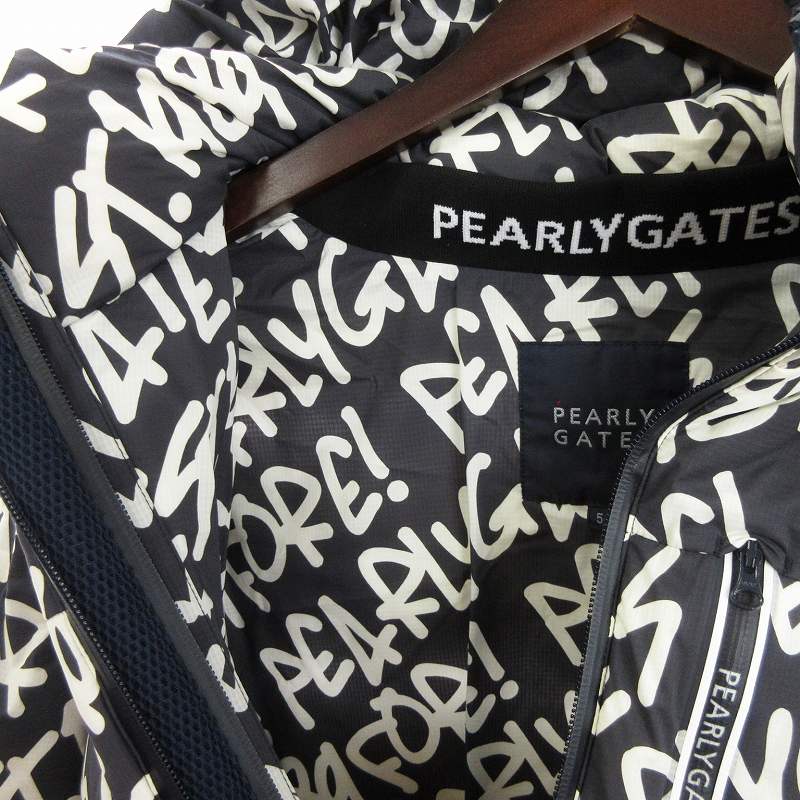 PEARLY GATES ダウンジャケット ネイビーブラックフード付き 楽天市場】パーリーゲイツ ダウンの通販