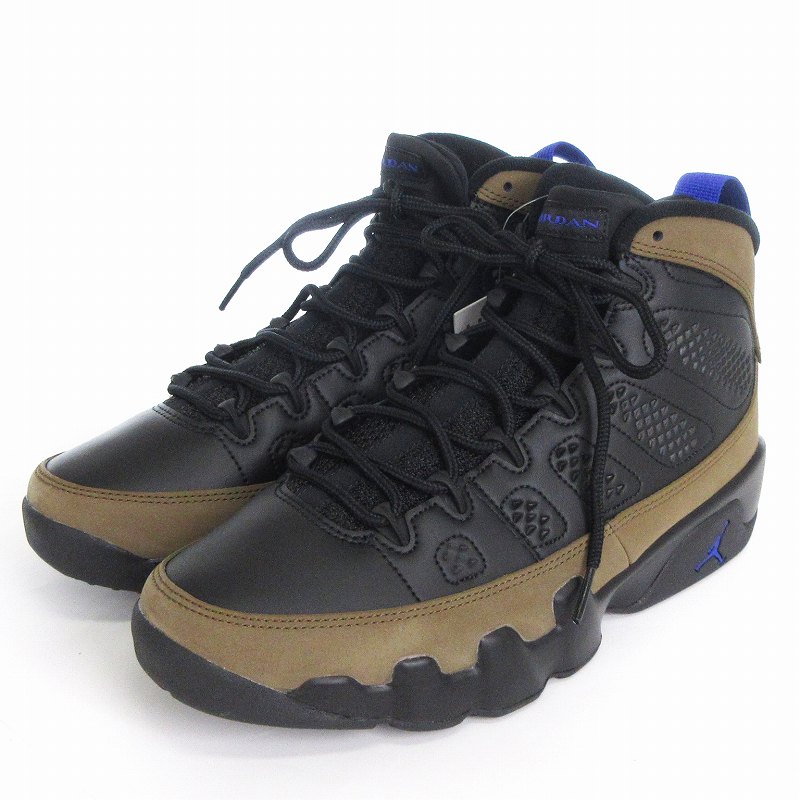 未使用品 ナイキ NIKE タグ付き AIR JORDAN 9 RETRO OLIVE CONCORD 