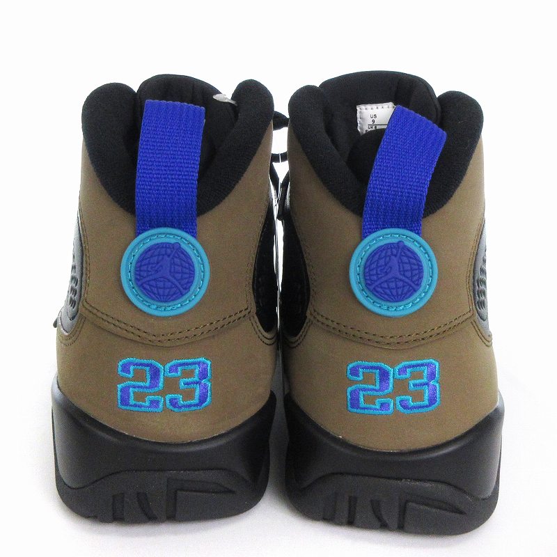 未使用品 ナイキ NIKE タグ付き AIR JORDAN 9 RETRO OLIVE CONCORD 