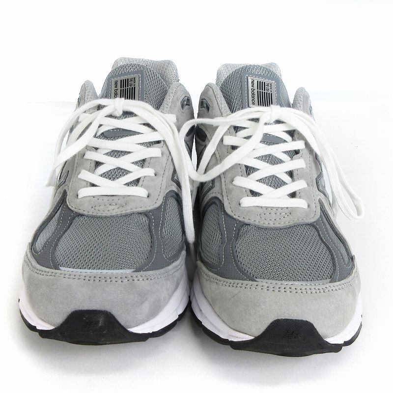 ニューバランス NEW BALANCE 美品 990 V4 USA製 スニーカー ローカット