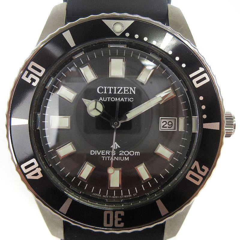 シチズン CITIZEN 美品 プロマスター メカニカルダイバー 200m 腕時計 