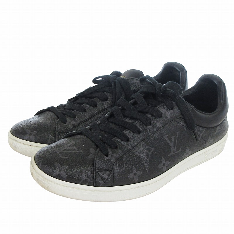 LOUIS VUITTON ブラック スニーカー LVディスカバリー ライン