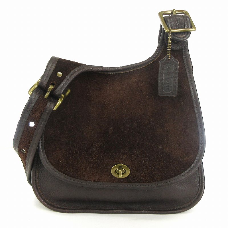 コーチ COACH オールドコーチ USA製 ショルダーバッグ 斜め掛け ターン  
