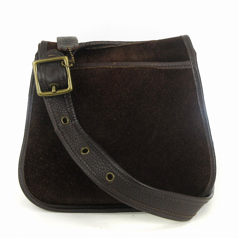 コーチ COACH オールドコーチ USA製 ショルダーバッグ 斜め掛け ターン 