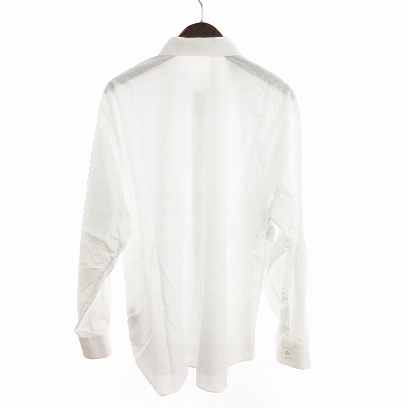 ディオールオム Dior HOMME 美品 ドレスシャツ 長袖 比翼 オブリーク 