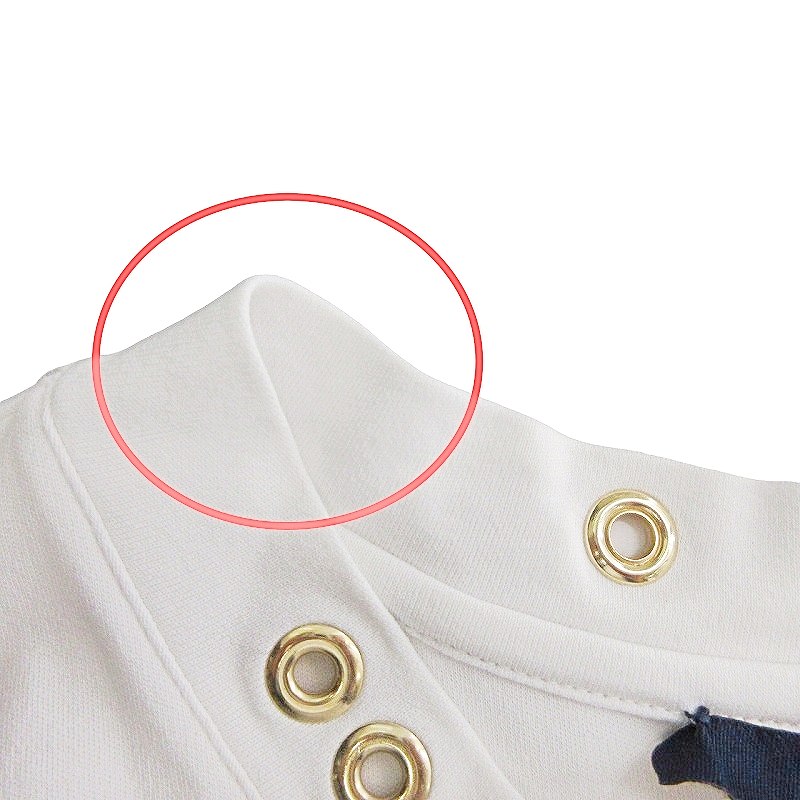 LOUISVUITTON サイドストラップ 半袖TシャツホワイトXS