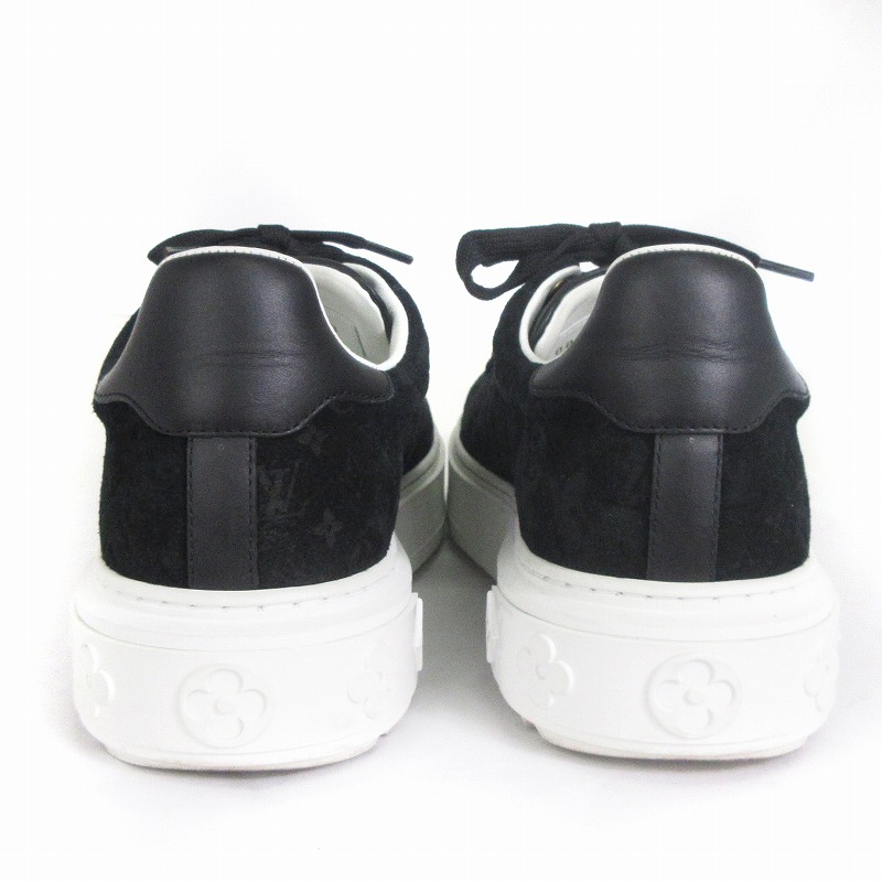 LOUIS VUITTON】スニーカータイムアウト ローカット ロゴ ブラック