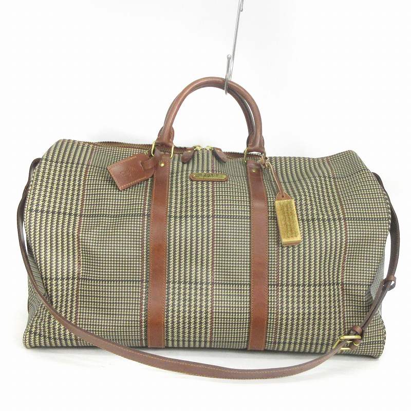 ポロラルフローレン ボストンバッグ ショルダー 2WAY 斜め掛け