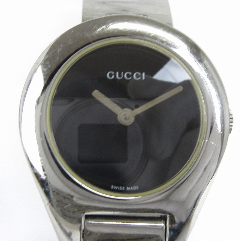 グッチ GUCCI 6700L 腕時計 バングルウォッチ アナログ クオーツ 文字 