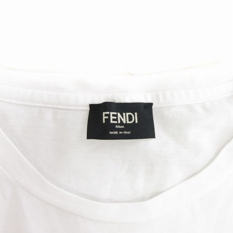 フェンディ FENDI Tシャツ カットソー 半袖 フロントメッシュ FF