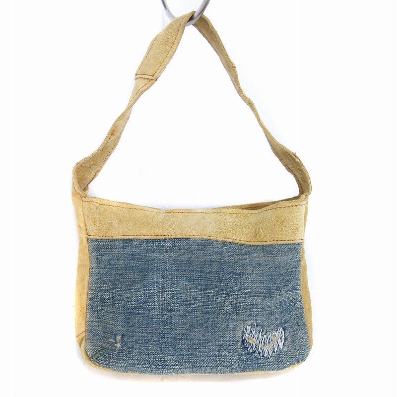 D&G ドルガバ ダメージ加工デニムトートバッグ ショルダーベルト付き D&G ドルガバ ダメージ加工デニムトートバッグ ショルダーベルト