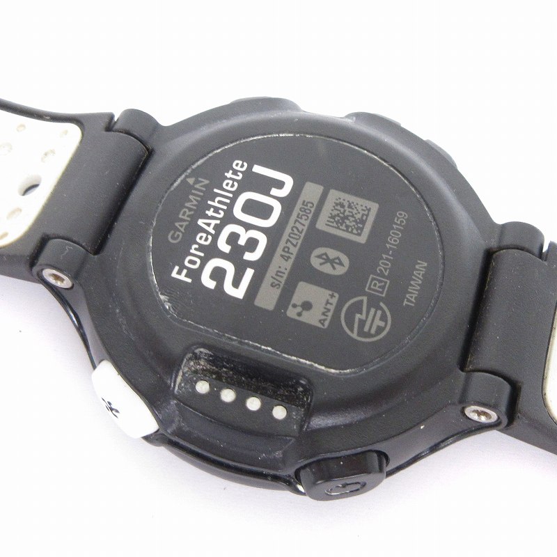 GARMIN(ガーミン) ForeAthlete 230J 中古美品 ブラック Garmin ガーミン ForeAthlete 230J 本体  GARMIN - Garmin ForeAthlete GARMIN ForeAthlete 230J 本体