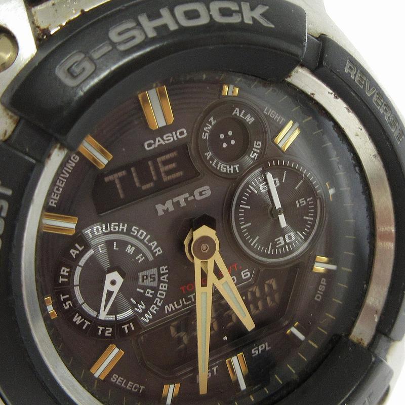 カシオジーショック CASIO G-SHOCK MT-G 腕時計 アナデジ 電波ソーラー