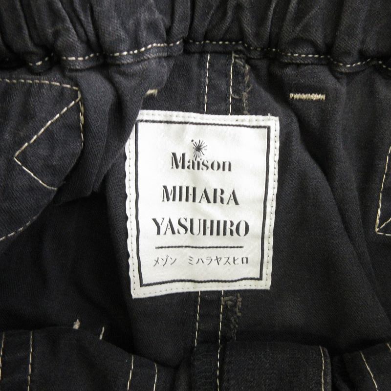 ミハラヤスヒロ MIHARA YASUHIRO 24SS デニムベイカーパンツ DENIM 