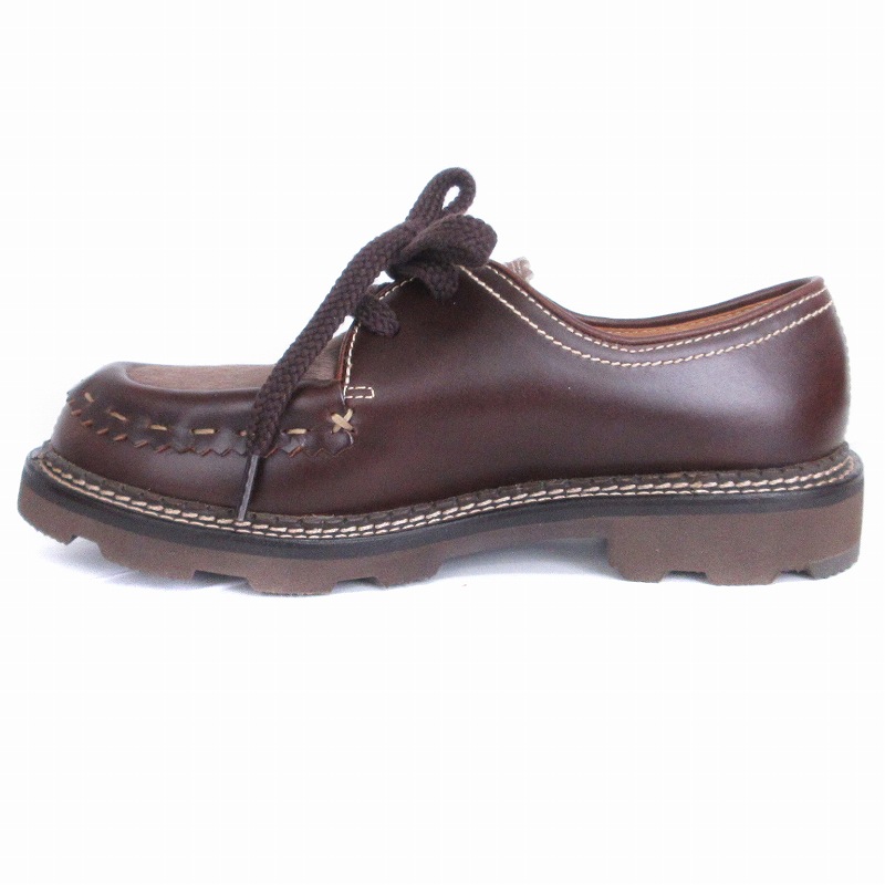 リーガル REGAL チロリアンシューズ ローファー ハラコ レザー 茶