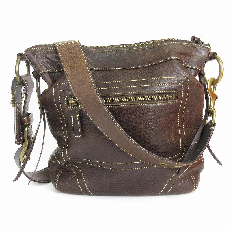 コーチ COACH ショルダーバッグ レザー 10399 茶 ブラウン 鞄