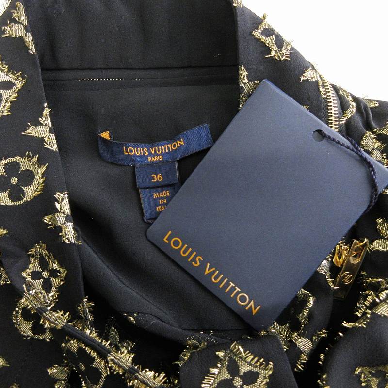 未使用品 ルイヴィトン LOUIS VUITTON タグ付き ブラウス シャツ 半袖  