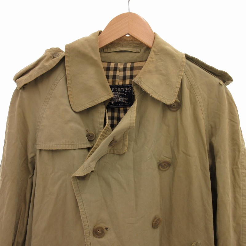80S VINTAGE BURBERRYS ノバチェック裏地 トレンチコート 80S VINTAGE BURBERRYS ノバチェック裏地 トレンチコート