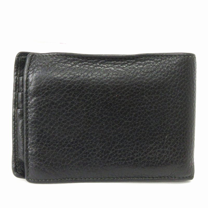 GUCCI 二つ折り財布 ブラック レザー 292534 グッチGG柄 アウトレット 黒 メンズ 二つ折り財布 292534 GUCCI