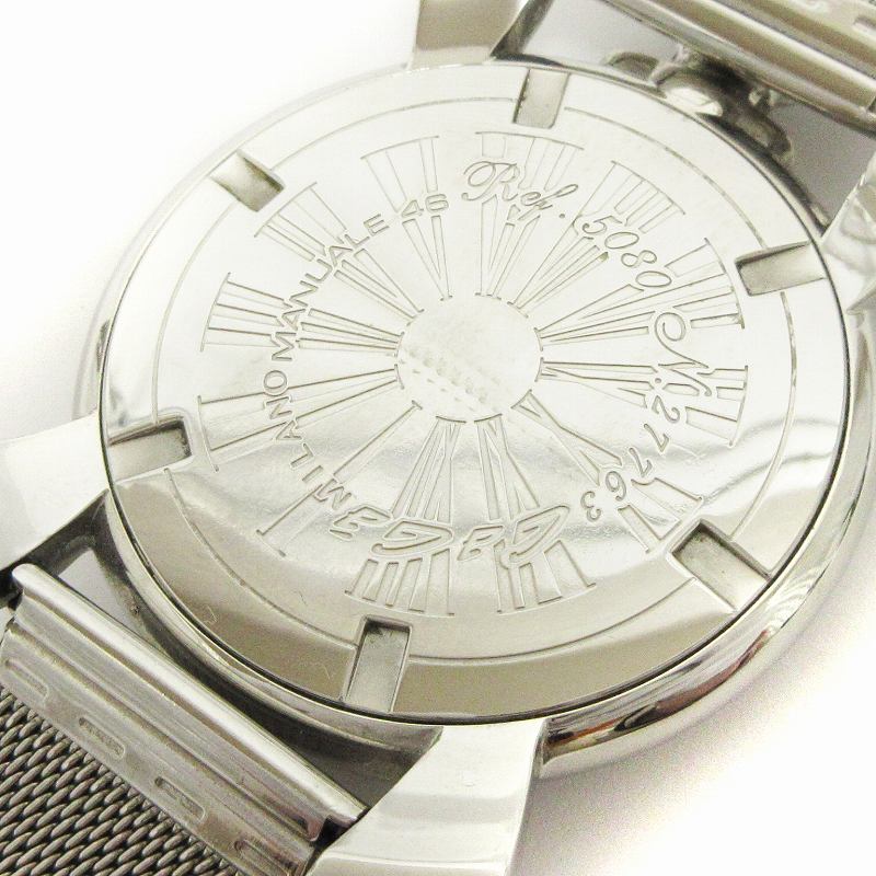 ガガミラノ GaGa MILANO マヌアーレスリム 腕時計 46mm SLIM