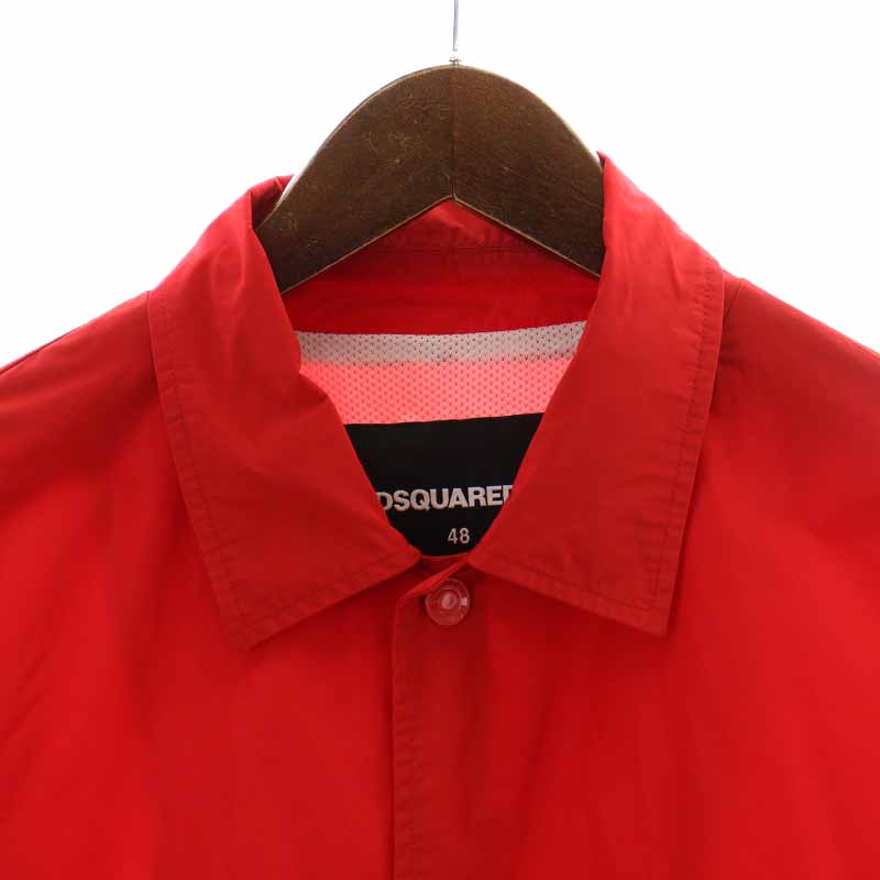 ディースクエアード DSQUARED2 美品 コーチジャケット ロゴプリント 裏 