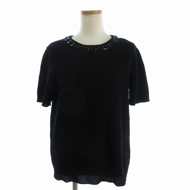 PRADA 黒白 半袖ニットセーター PRADA プラダ 半袖ニット PRADA 黒白 半袖ニットセーター 楽天市場