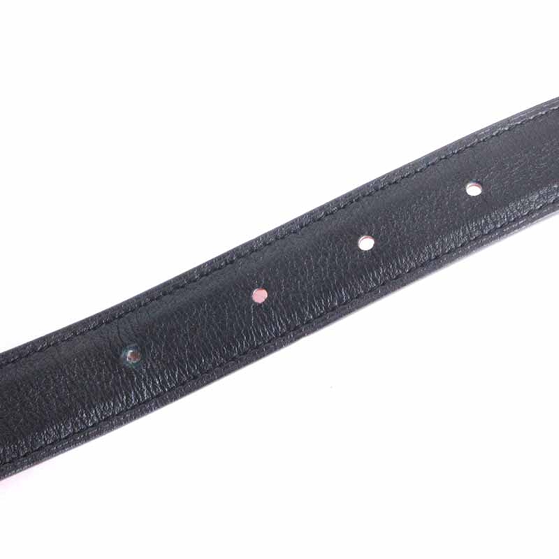 美品 エルメス レザー H 金具 ベルト レディース ブラック 黒色 刻印. エルメスHベルト 76cm 黒/ゴールド ゴールド金具 ○Z刻印(1996