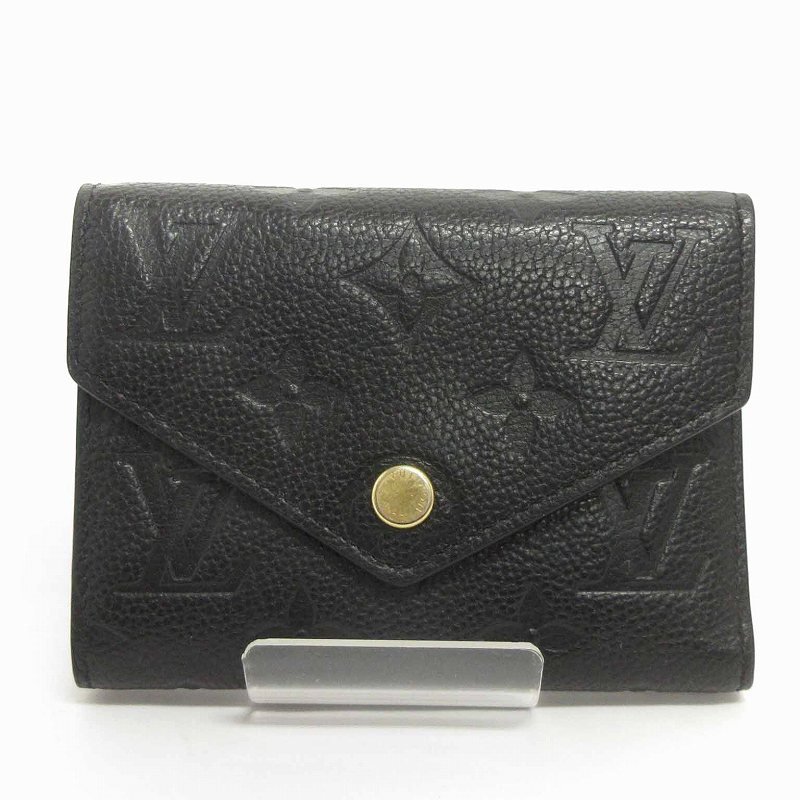ルイヴィトン LOUIS VUITTON 美品 三つ折り財布 アンプラント  