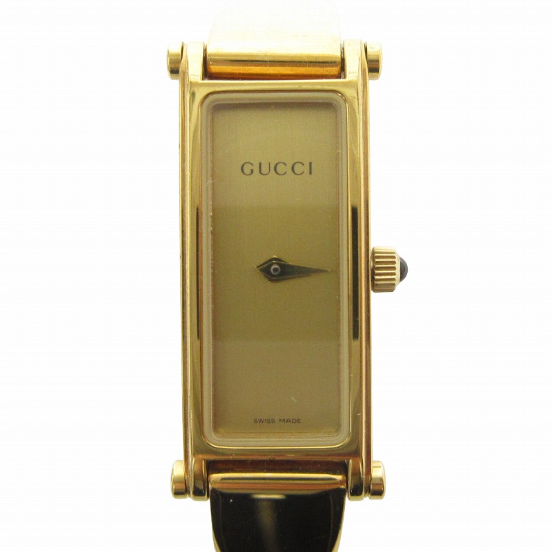 GUCCI ゴールド 1500l 腕時計 グッチGUCCI 1500L バングルウォッチ レディース腕時計 ゴールド