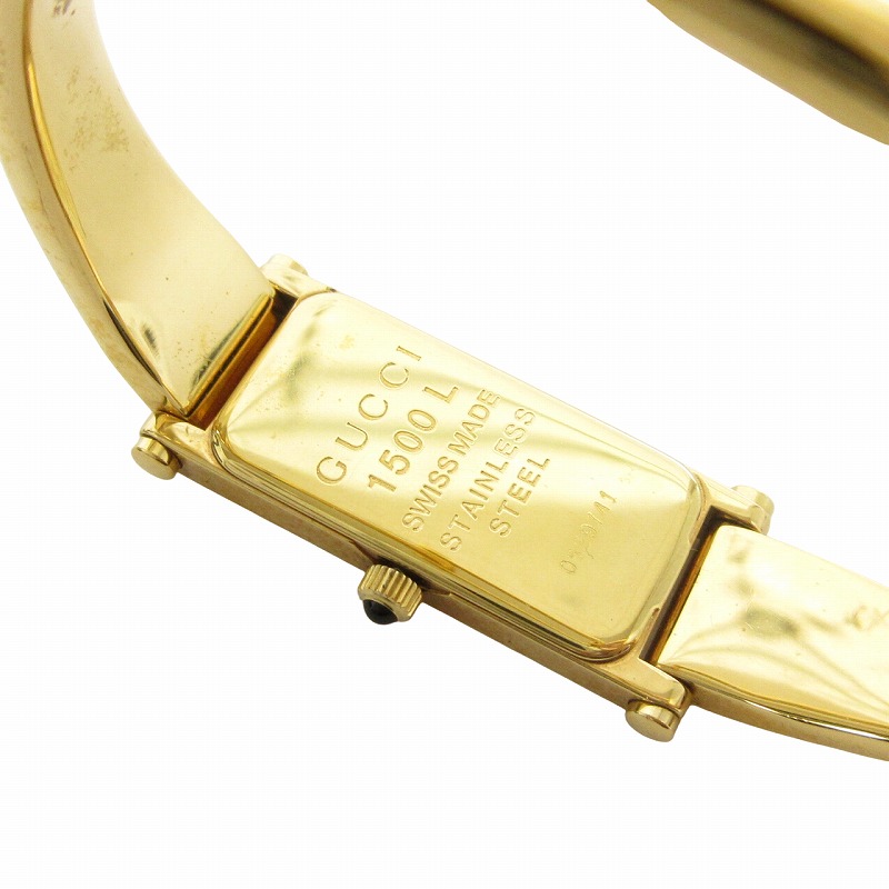 グッチ GUCCI 1500L バングルウォッチ 腕時計 アナログ クオーツ