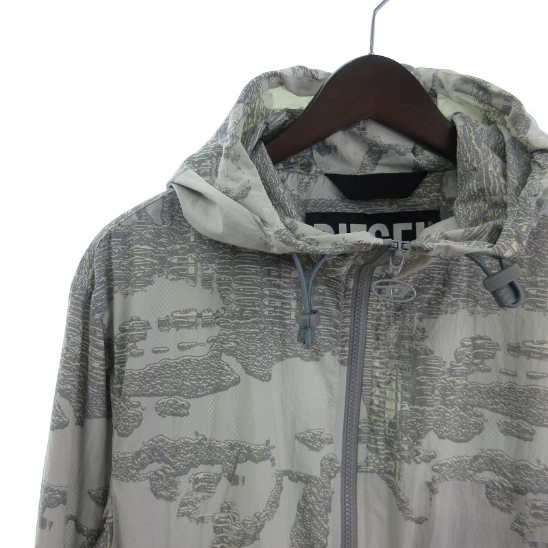 ディーゼル DIESEL J-WARRETT-CMF-A ナイロンジャケット ジップアップ 