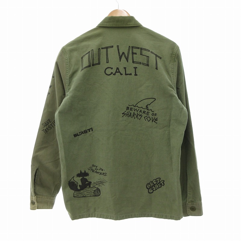 ソルトウォーターカウボーイ SALTWATER COWBOY ミリタリーシャツ 