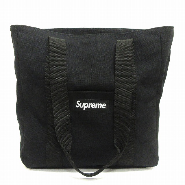 20AW Supreme シュプリーム ボックスロゴトートバッグ 黒 キャンバス