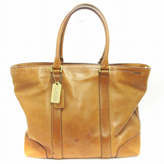 コーチ COACH トートバッグ 肩がけ レザー 70600 茶 ブラウン 鞄  