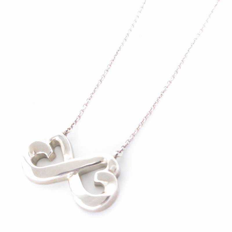 ティファニー TIFFANY & CO. ダブルラビングハート ネックレス 