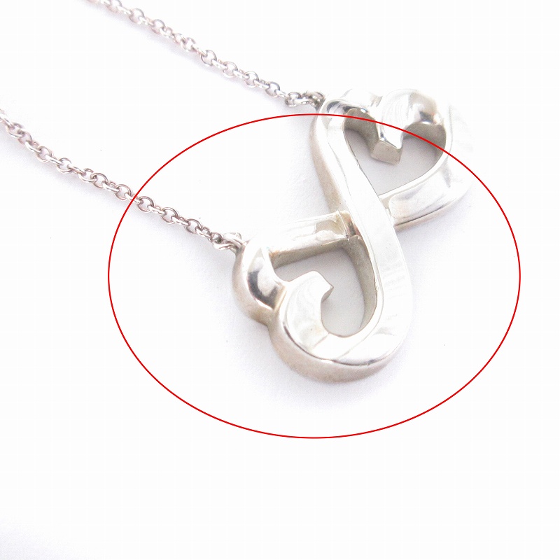 ティファニー TIFFANY & CO. ダブルラビングハート ネックレス 