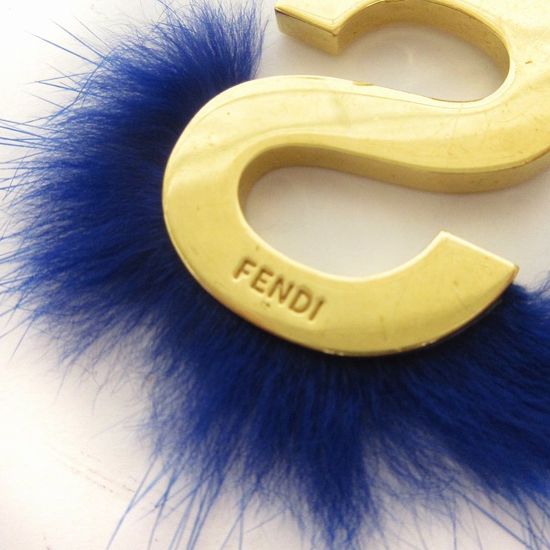 フェンディ FENDI ABCLICK ペンダントトップ イニシャルチャーム S