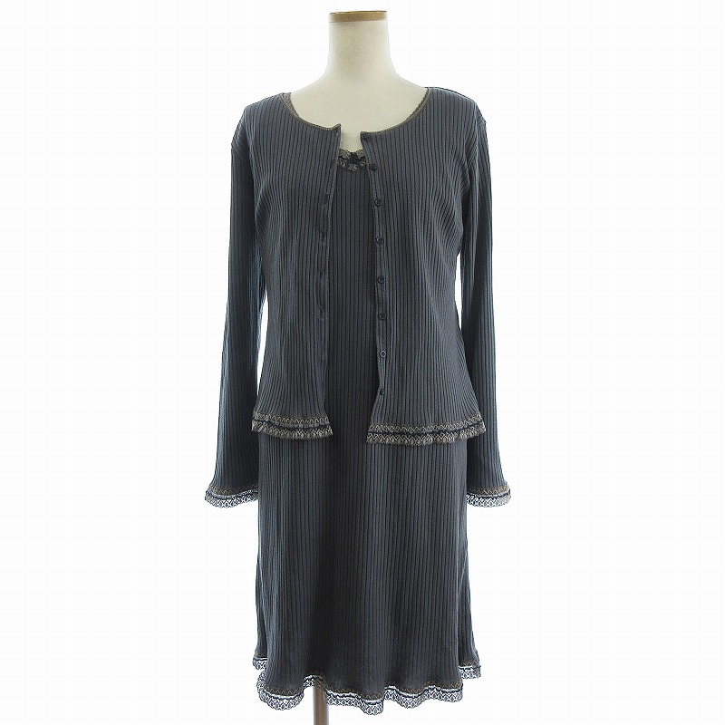 中古】DICE KAYEK ディーチェカヤック フリル ワンピース ノースリーブ  