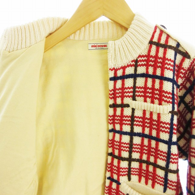 ミキハウス mikihouse ニットジャケット ブルゾン ジップアップ ウール