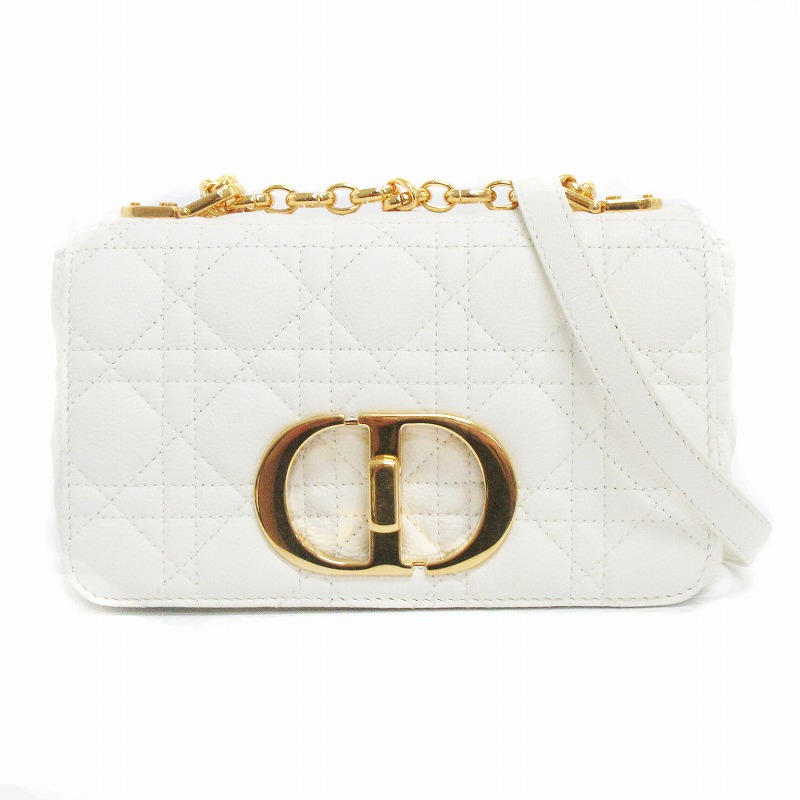 ディオール　Dior Caro バッグ スモール　ホワイト　新品未使用 ディオール Dior 美品 Dior Caro バッグ スモール ショルダー チェーン