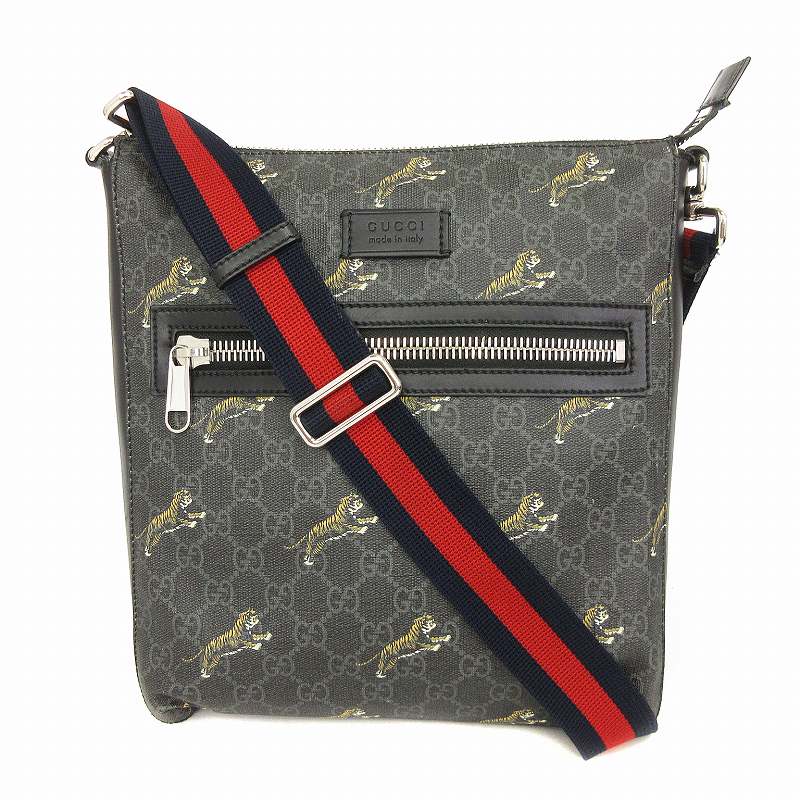 グッチ GUCCI ショルダーバッグ 斜めがけ GGスプリーム タイガー