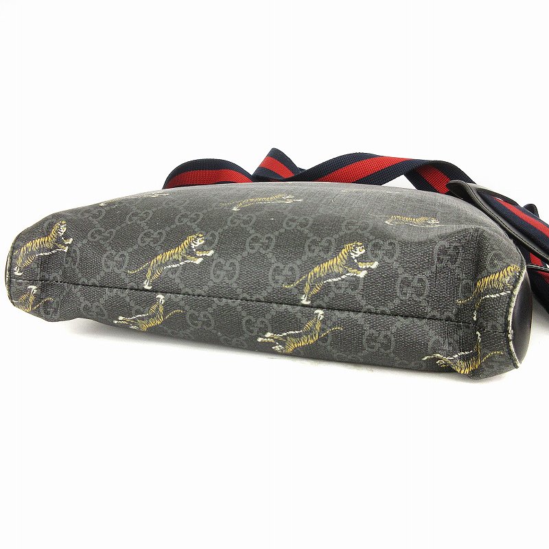 グッチ クリーエ GGスプリーム ショルダーバッグ タイガー 刺繍 2way k8422-1.jpg