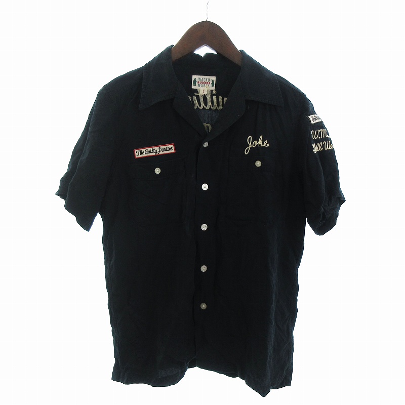 ワコマリア 刺繍 半袖 ワークシャツ 【公式通販】