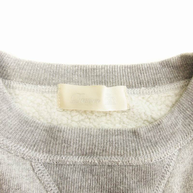 Drawer グレー トレーナー 10．0oz クルーネック スウェット（裏パイル）＜アダルト