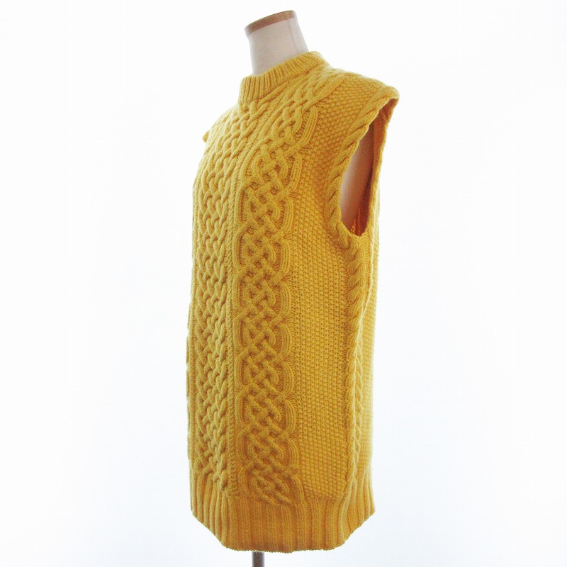 ドゥロワー アランベスト ニット イエロー レディース STEVEN ALAN（スティーブンアラン） ニット セーター 「Steven Alan