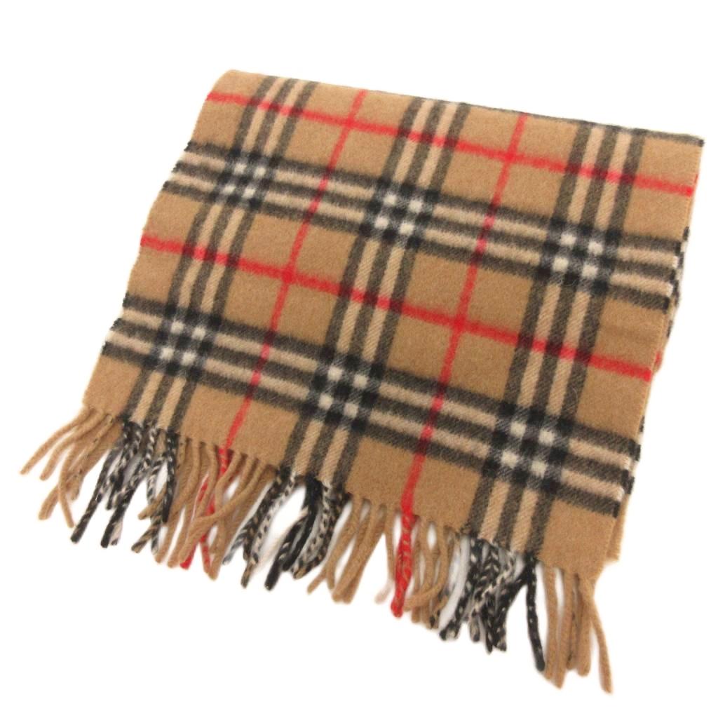 バーバリーズ Burberrys マフラー ストール フリンジ カシミヤ ノバ  